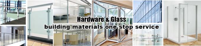 304ステンレス鋼ハードウェアとアルミニウムプロファイルを持つ現代的な住宅デザイン アルミフロントピボットドア 0