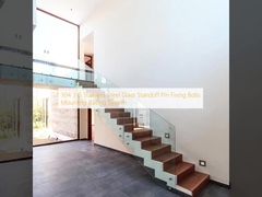 304 316 ステンレス鋼 ガラススタンドオフピン 固定ボルト 取り付け手すりシステム