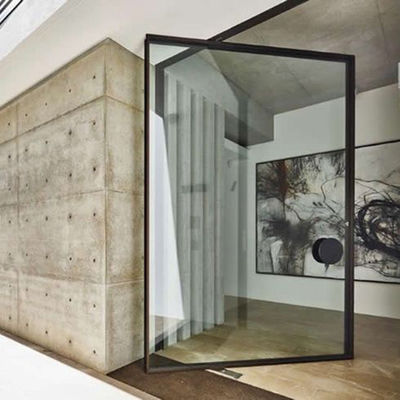 ハリケーン耐性 アルミニウムピボット ドア 温熱ガラスピボット フロント ドア