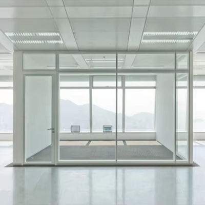 粉末コーティング アルミフレーム付きの近代的な防音ガラス隔壁