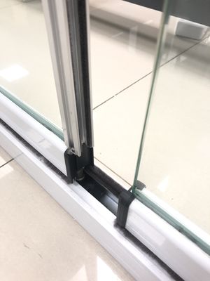 品質  Thermal Break Safety Glass Aluminum Folding Door Commercial Balcony Folding Door 工場