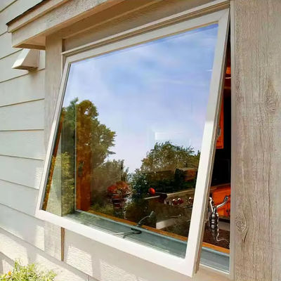 高セキュリティ アルミフレーム 傾きとターン 窓 単一のアウィング