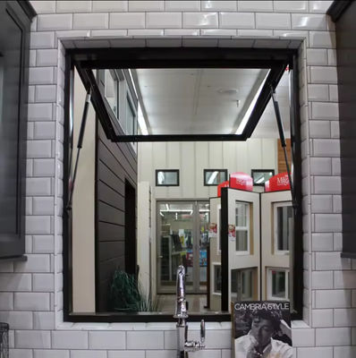 高セキュリティ アルミフレーム 傾きとターン 窓 単一のアウィング