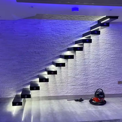 SZG モダンデザイン 浮遊階段 オーダーメイド 木製浮遊階段