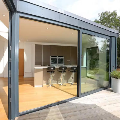 重荷 アルミスライドドア 隔熱された 温かいガラス 滑りドア パティオ