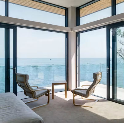 騒音削減 アルミニウム スライドドア 絶縁ガラス 3 メートル アルミニウム スライドドア