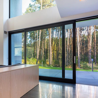 安全 住宅 アルミ スライドガラス ドア 熱断裂プロファイル付き 絶縁ガラス