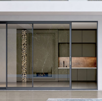 カスタマイズされた寸法 アルミスライドドア 絶縁ガラス ダブルガラス スライドドア