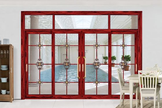 二重ガラス アルミスライドドア ハリケーン耐性 多スライドガラスドア