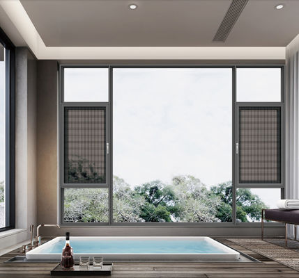 SZG 空間節約 アルミニウム 最大気流通のために外側開いた窓