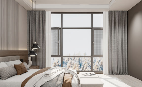 SZG 空間節約 アルミニウム 最大気流通のために外側開いた窓