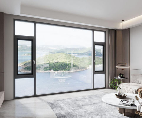 容易なメンテナンスのアルミニウム スイング窓 耐腐食 スイングガラス窓