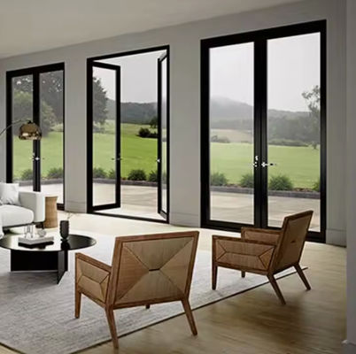 薄枠 アルミスイングドア ラミネート テンパーガラス スイングドア アルミスイングドア