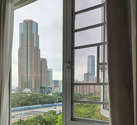 二重ガラスのアルミニウム スイング窓 カスタマイズされたスイングガラス窓