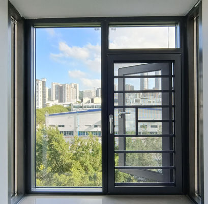 高セキュリティ 鍵付き 窓のスイング 複数点ロックで開きます