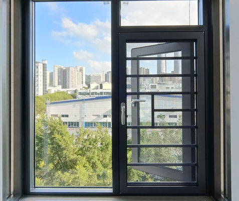 高セキュリティ 鍵付き 窓のスイング 複数点ロックで開きます