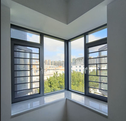 パーソナライズ可能なアルミのスイングウィンドウ 粉末で覆われたキャセメントのスイングウィンドウ