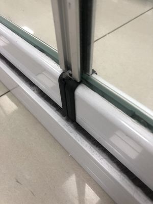 スリムフレーム アルミ製の二重折りたたみドア テンパーされた安全用ラミネートガラス