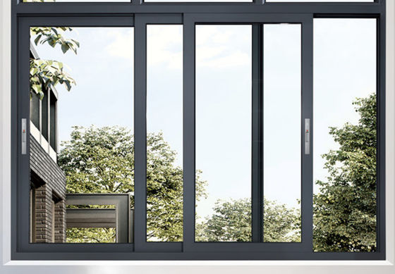 熱度層アルミニウムスライディングウィンドウ 安全性 アルミニウムガラススライディングウィンドウ