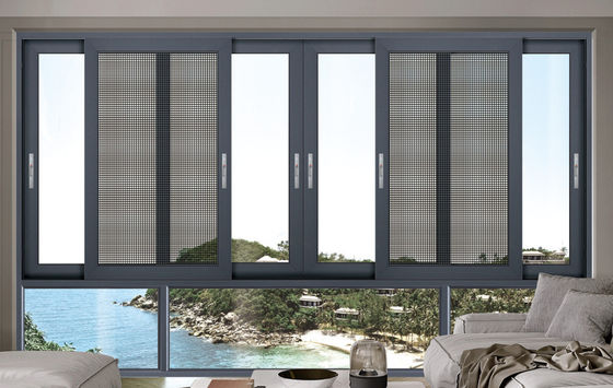 カスタマイズ可能なアルミニウム スライディング ウィンドウ テンパーラミネートと交換