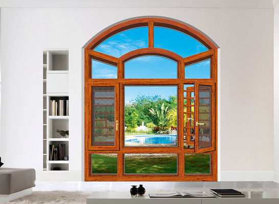 粉末で覆われた傾斜回転 アルミ窓 昆虫保護