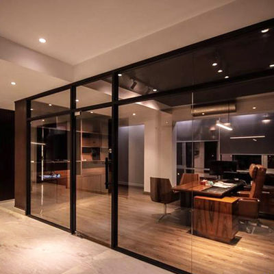 商用 フレームレス ガラス オフィス 壁 カスタマイズ 色のガラス