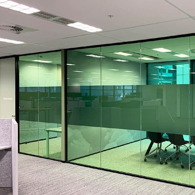 商用 フレームレス ガラス オフィス 壁 カスタマイズ 色のガラス
