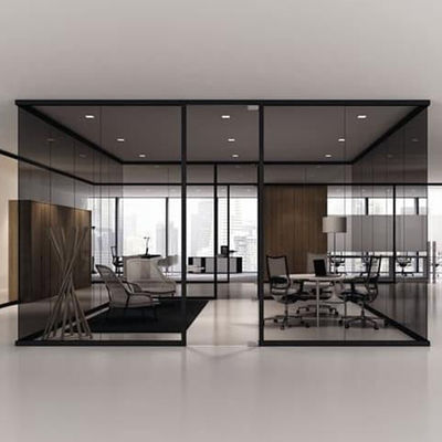 彩色ガラス 内部 ガラス 隔壁 アルミニウムフレーム付きの家庭用