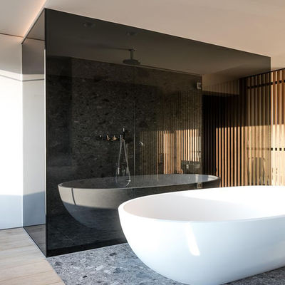 彩色ガラス 内部 ガラス 隔壁 アルミニウムフレーム付きの家庭用