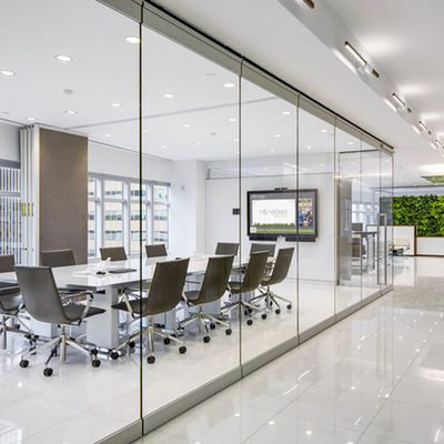 オーダーメイド 8mm ガラス 隔壁 ドア 防塵 防音