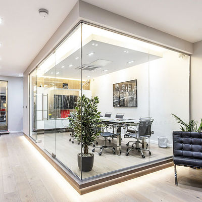 アルミフレーム ガラスキュービクル 壁 寸法 ドアとカスタマイズ