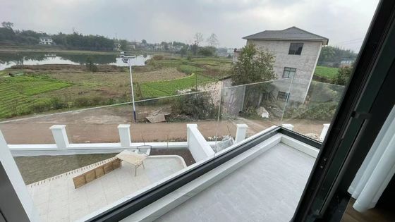 フレームレス アルミ U チャネル ガラス レンディング 直角 U チャネル バルストラード