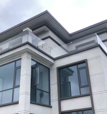 粉末塗装 アルミニウムUチャネルガラスレイル 建築環境