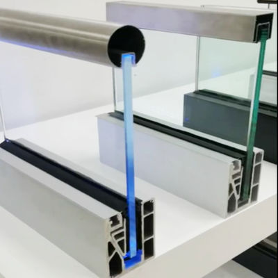 SGCC 加熱ガラス Uチャネル ガラスバルストラード 安定構造 LEDライト