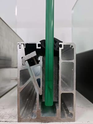 アルミUチャネルガラスバルストラード 耐候 屋外用