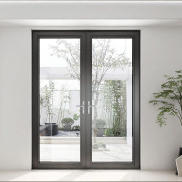 高品質 アルミ合金 6063-T5 フレーム スイングドア 商用および住宅用 パーソナライズ可能なハードウェアアクセサリー