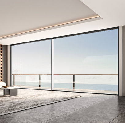 カスタマイズ可能なアルミスライドドア スライド開口方法とカスタムニーズに合わせて1.2mm-2.2mmのフレーム厚さ