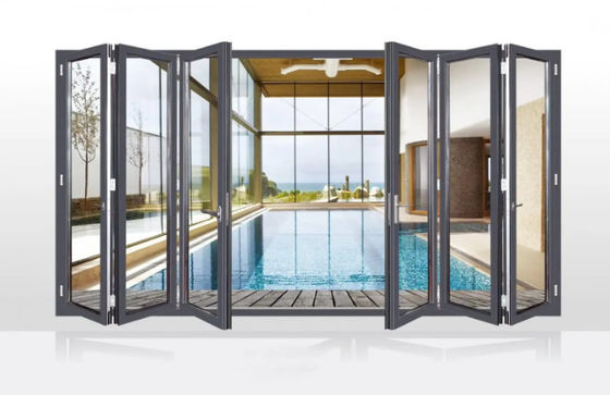 密室ガラス アルミニウム 二重型 外ドア 商業用ビル エネルギー設計