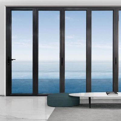 優雅で現代的なアルミの折りたたみのドア 10年間の保証とカスタマイズされた表面処理