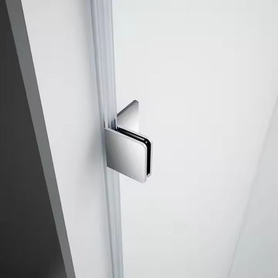 防水と絶縁 スライディングシャワードア ステンレス鋼のフレームとガラス