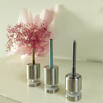 調整可能なステンレス鋼 フレームのない壁マウント ガラスレイル固定スタンドオフピン