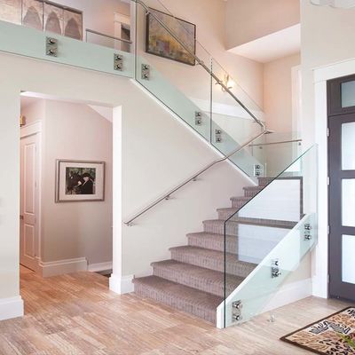 オーダーメイド 階段 レンディング 温熱ガラス フェンス 内部 階段 バルストラード