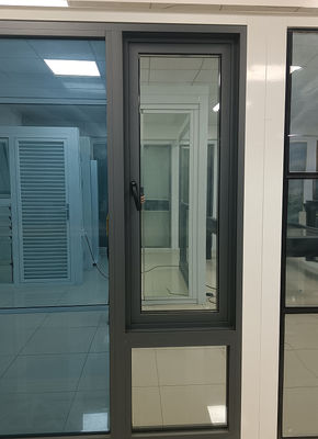 現代 の 外 に 振り向く 窓 双面 ガラス を 用い て 長く 持っ て いる