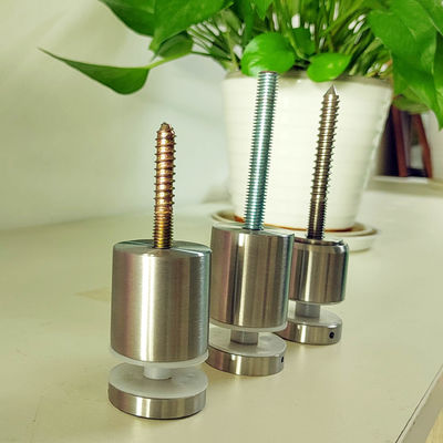 調整可能なステンレス鋼 フレームのない壁マウント ガラスレイル固定スタンドオフピン